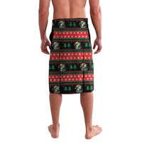 Fishing Christmas Merry Fishmas Lavalava We Wish You A Merry Fishmas - Wonder Print Shop