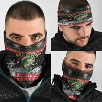Fishing Christmas Merry Fishmas Neck Gaiter We Wish You A Merry Fishmas - Wonder Print Shop