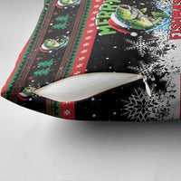 Fishing Christmas Merry Fishmas Pillow Cover We Wish You A Merry Fishmas - Wonder Print Shop