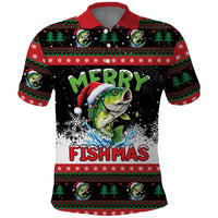 Fishing Christmas Merry Fishmas Polo Shirt We Wish You A Merry Fishmas - Wonder Print Shop