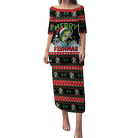Fishing Christmas Merry Fishmas Puletasi We Wish You A Merry Fishmas - Wonder Print Shop