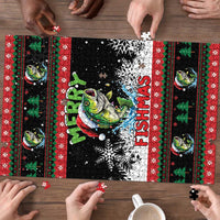 Fishing Christmas Merry Fishmas Puzzle We Wish You A Merry Fishmas - Wonder Print Shop