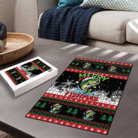 Fishing Christmas Merry Fishmas Puzzle We Wish You A Merry Fishmas - Wonder Print Shop