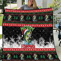 Fishing Christmas Merry Fishmas Quilt We Wish You A Merry Fishmas - Wonder Print Shop