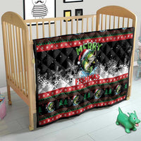 Fishing Christmas Merry Fishmas Quilt We Wish You A Merry Fishmas - Wonder Print Shop