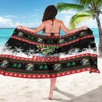 Fishing Christmas Merry Fishmas Sarong We Wish You A Merry Fishmas - Wonder Print Shop