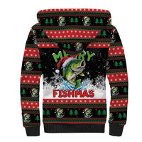Fishing Christmas Merry Fishmas Sherpa Hoodie We Wish You A Merry Fishmas - Wonder Print Shop
