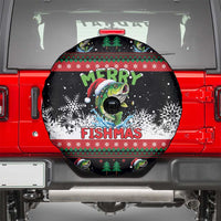 Fishing Christmas Merry Fishmas Spare Tire Cover We Wish You A Merry Fishmas - Wonder Print Shop