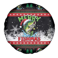 Fishing Christmas Merry Fishmas Spare Tire Cover We Wish You A Merry Fishmas - Wonder Print Shop