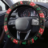 Fishing Christmas Merry Fishmas Steering Wheel Cover We Wish You A Merry Fishmas - Wonder Print Shop