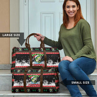 Fishing Christmas Merry Fishmas Travel Bag We Wish You A Merry Fishmas - Wonder Print Shop