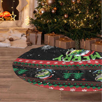 Fishing Christmas Merry Fishmas Tree Skirt We Wish You A Merry Fishmas - Wonder Print Shop
