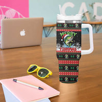Fishing Christmas Merry Fishmas Tumbler With Handle We Wish You A Merry Fishmas - Wonder Print Shop