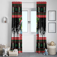 Fishing Christmas Merry Fishmas Window Curtain We Wish You A Merry Fishmas - Wonder Print Shop