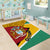 Guyana Republic Day Area Rug Coat Of Arms Leopard Pattern - Wonder Print Shop