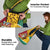 Guyana Republic Day Grocery Bag Coat Of Arms Leopard Pattern