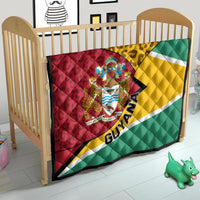 Guyana Republic Day Quilt Coat Of Arms Leopard Pattern - Wonder Print Shop