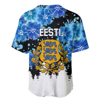 Estonia Independence Day Baseball Jersey Cornflower Unique Style - Wonder Print Shop