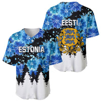 Estonia Independence Day Baseball Jersey Cornflower Unique Style - Wonder Print Shop
