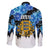 Estonia Independence Day Family Matching Puletasi and Hawaiian Shirt Cornflower Unique Style - Wonder Print Shop