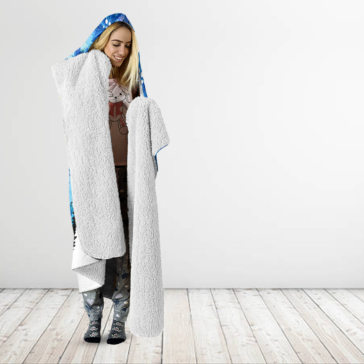 Estonia Independence Day Hooded Blanket Cornflower Unique Style