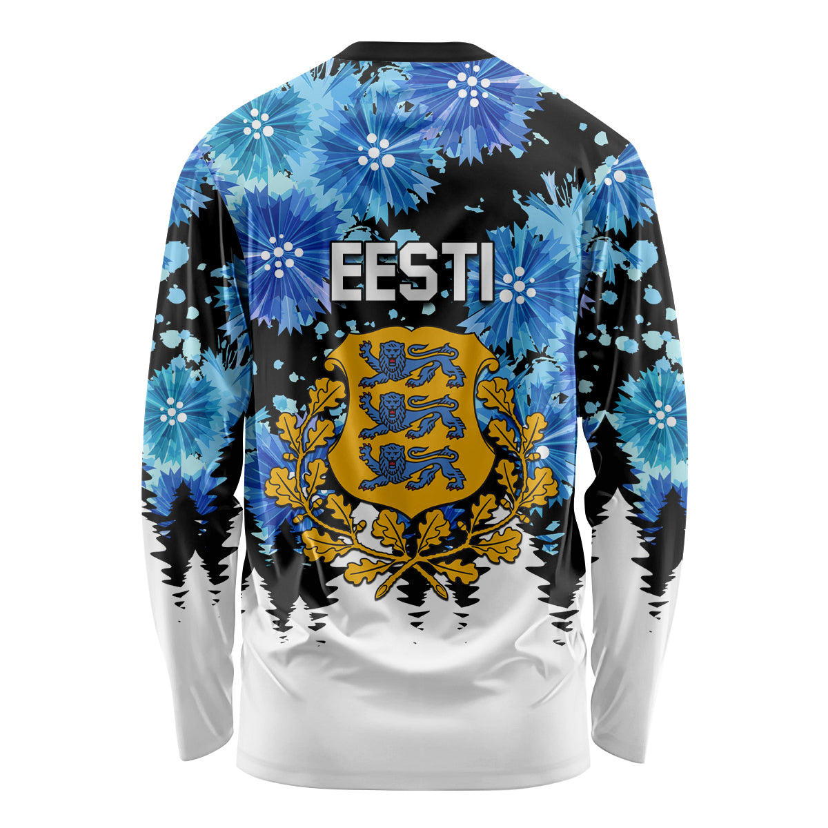 Estonia Independence Day Long Sleeve Shirt Cornflower Unique Style - Wonder Print Shop