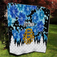 Estonia Independence Day Quilt Cornflower Unique Style - Wonder Print Shop