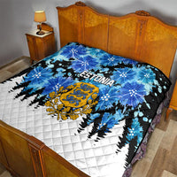 Estonia Independence Day Quilt Cornflower Unique Style - Wonder Print Shop