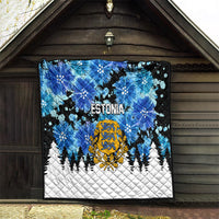 Estonia Independence Day Quilt Cornflower Unique Style - Wonder Print Shop