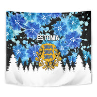 Estonia Independence Day Tapestry Cornflower Unique Style - Wonder Print Shop