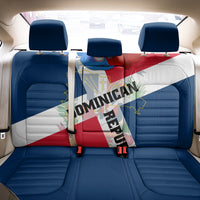 Dominican Republic Independence Day Back Car Seat Cover Coat Of Arms Flag Style - Wonder Print Shop