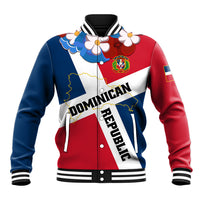 Dominican Republic Independence Day Baseball Jacket Coat Of Arms Flag Style - Wonder Print Shop