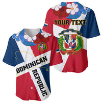 Dominican Republic Independence Day Baseball Jersey Coat Of Arms Flag Style - Wonder Print Shop