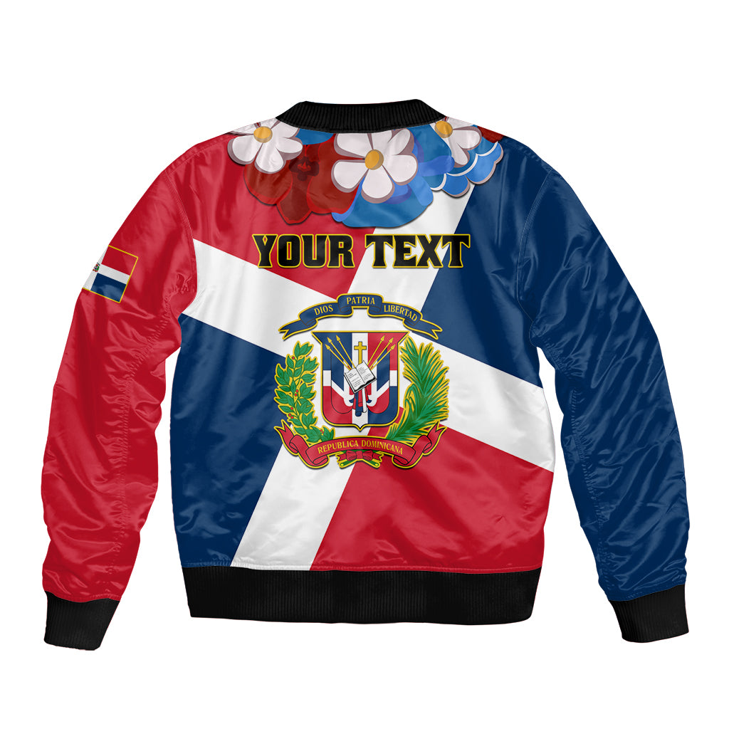 Dominican Republic Independence Day Bomber Jacket Coat Of Arms Flag Style - Wonder Print Shop