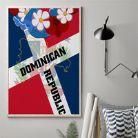Dominican Republic Independence Day Canvas Wall Art Coat Of Arms Flag Style - Wonder Print Shop