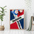 Dominican Republic Independence Day Canvas Wall Art Coat Of Arms Flag Style LT01