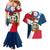 Dominican Republic Independence Day Couples Matching Mermaid Dress and Hawaiian Shirt Coat Of Arms Flag Style LT01