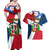 Dominican Republic Independence Day Couples Matching Off Shoulder Maxi Dress and Hawaiian Shirt Coat Of Arms Flag Style LT01