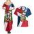 Dominican Republic Independence Day Couples Matching Summer Maxi Dress and Hawaiian Shirt Coat Of Arms Flag Style LT01