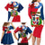Dominican Republic Independence Day Family Matching Long Sleeve Bodycon Dress and Hawaiian Shirt Coat Of Arms Flag Style LT01