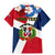 Dominican Republic Independence Day Family Matching Mermaid Dress and Hawaiian Shirt Coat Of Arms Flag Style LT01