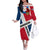 Dominican Republic Independence Day Family Matching Off Shoulder Long Sleeve Dress and Hawaiian Shirt Coat Of Arms Flag Style LT01