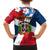Dominican Republic Independence Day Family Matching Off Shoulder Maxi Dress and Hawaiian Shirt Coat Of Arms Flag Style LT01