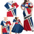 Dominican Republic Independence Day Family Matching Off Shoulder Maxi Dress and Hawaiian Shirt Coat Of Arms Flag Style LT01