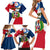 Dominican Republic Independence Day Family Matching Short Sleeve Bodycon Dress and Hawaiian Shirt Coat Of Arms Flag Style LT01