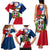 Dominican Republic Independence Day Family Matching Tank Maxi Dress and Hawaiian Shirt Coat Of Arms Flag Style LT01