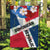 Dominican Republic Independence Day Garden Flag Coat Of Arms Flag Style - Wonder Print Shop