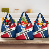 Dominican Republic Independence Day Grocery Bag Coat Of Arms Flag Style