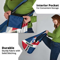 Dominican Republic Independence Day Grocery Bag Coat Of Arms Flag Style