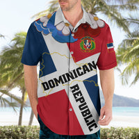 Dominican Republic Independence Day Hawaiian Shirt Coat Of Arms Flag Style - Wonder Print Shop